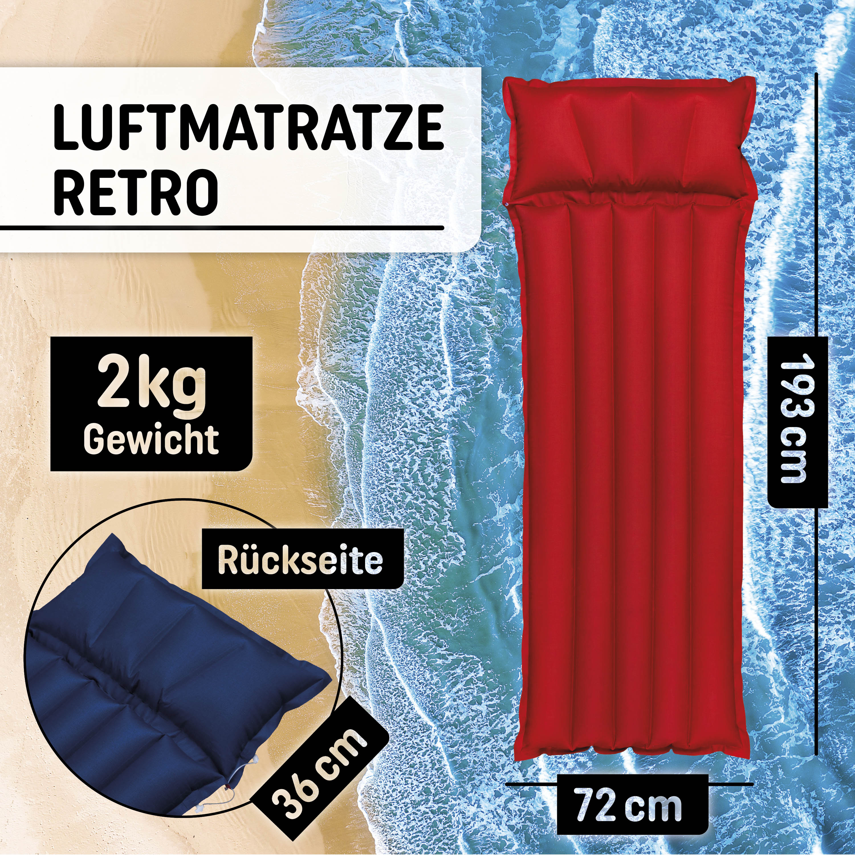 Luftmatratze - Retro