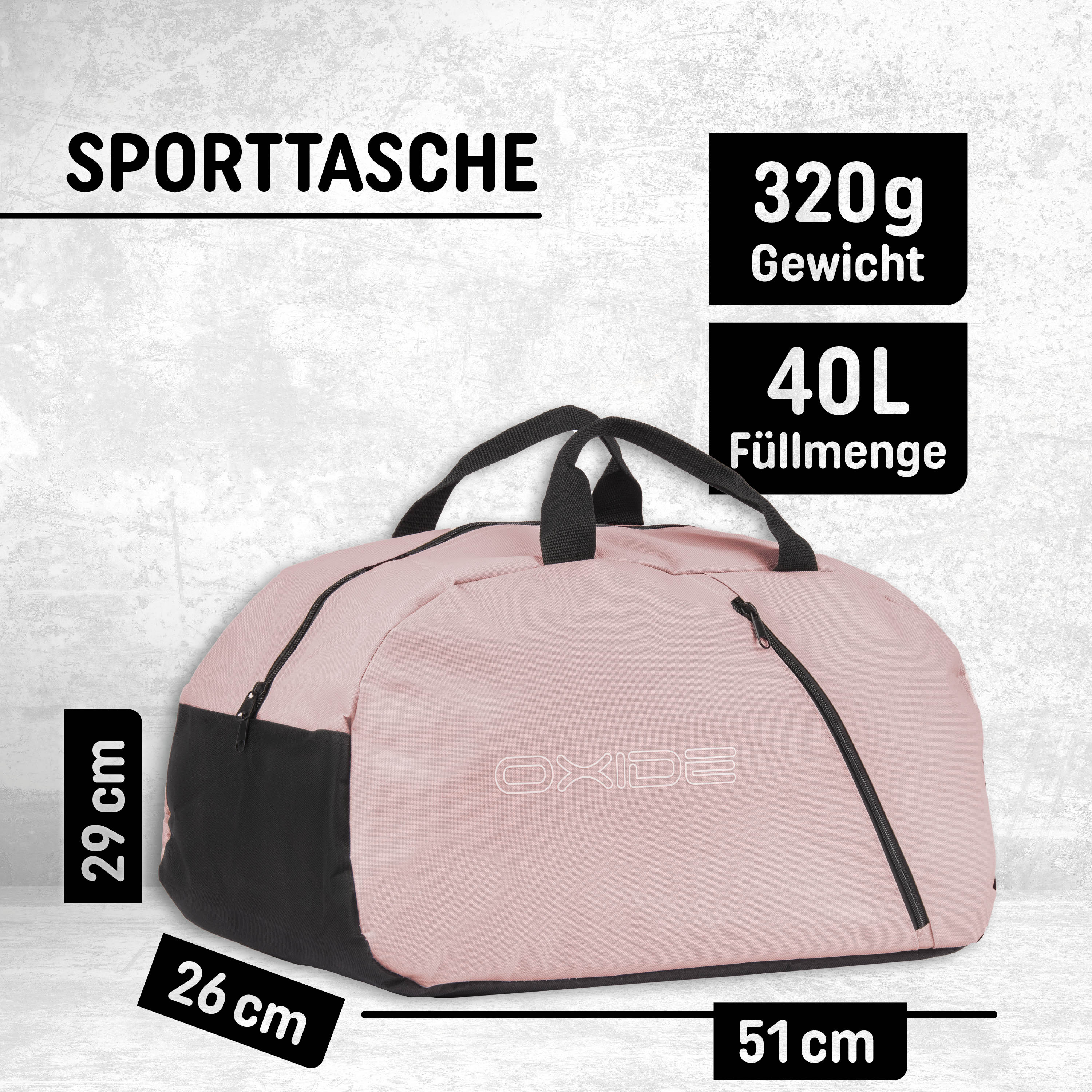 Sporttasche - 40L pink