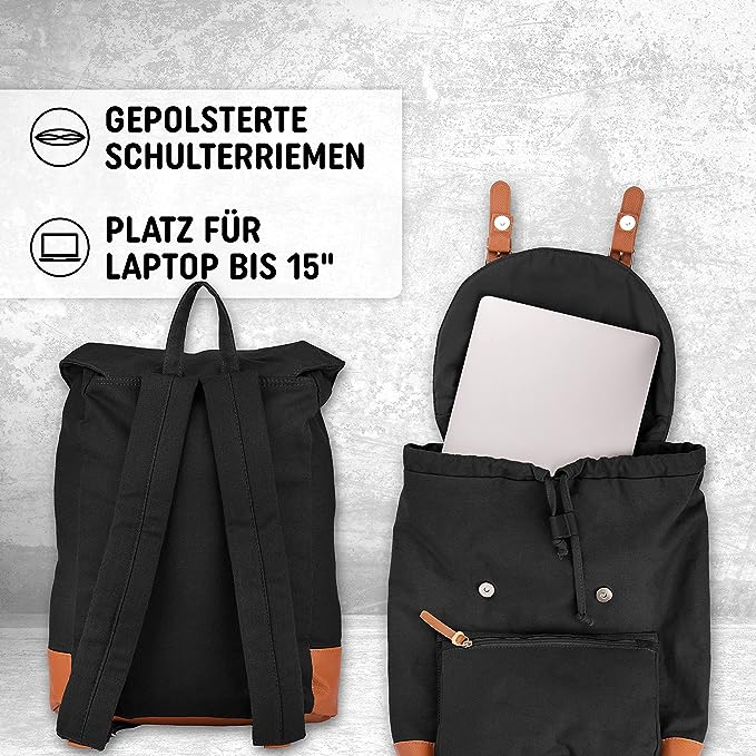 Rucksack Daypack - 30L schwarz