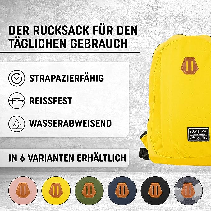 Freizeit Rucksack - 15L gelb