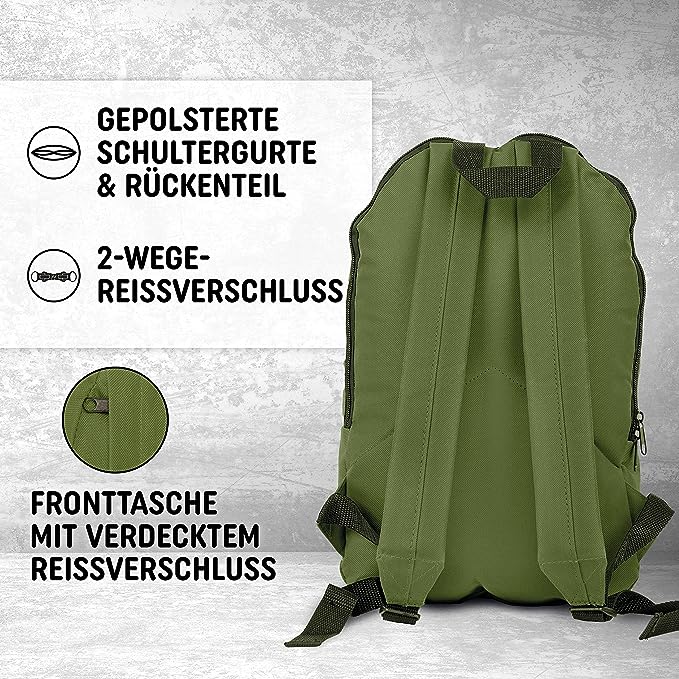 Freizeit Rucksack - 15L grün