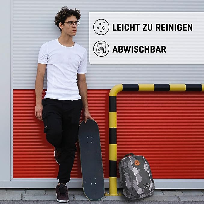 Freizeit Rucksack - 20L grau camouflage