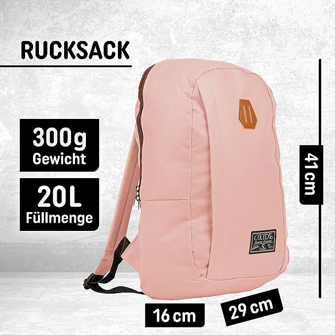 Freizeit Rucksack - 20L light pink