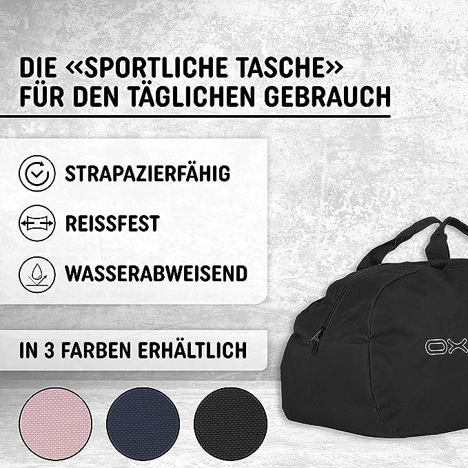Sporttasche - 40L schwarz