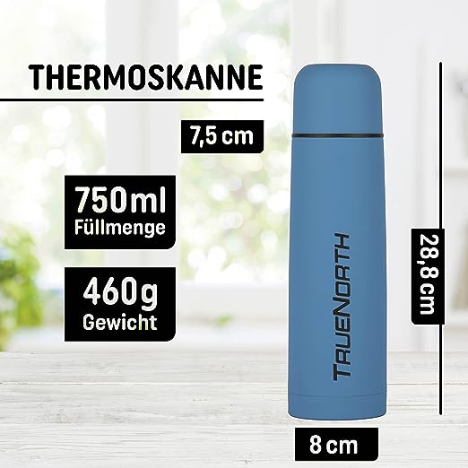 Thermoskanne blau