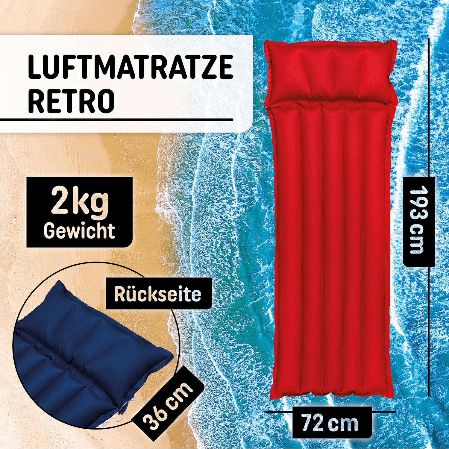 Luftmatratze - Retro