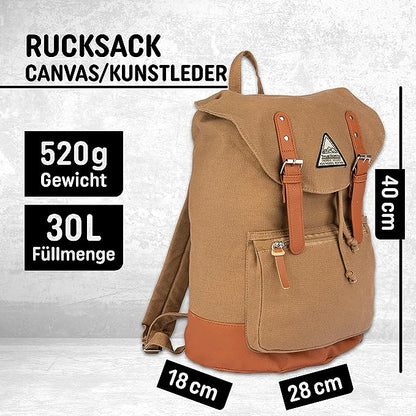 Rucksack Daypack - 30L khaki