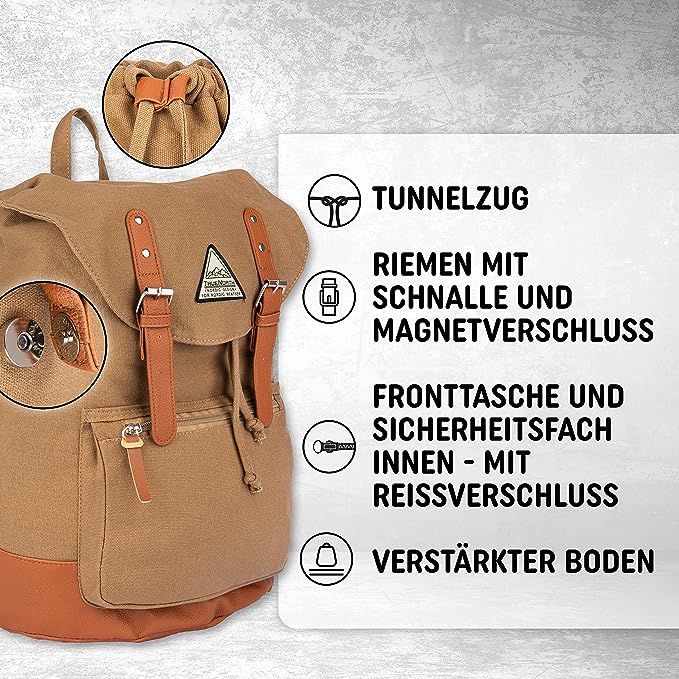 Rucksack Daypack - 30L khaki