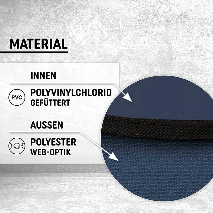 Freizeit Rucksack mit Außentasche - 20L navy