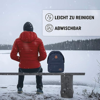 Freizeit Rucksack mit Außentasche - 20L navy