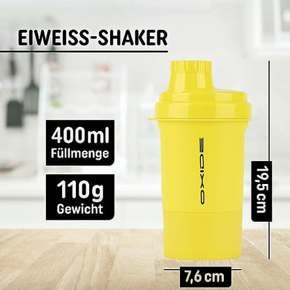 Protein Shaker - 400ml gelb