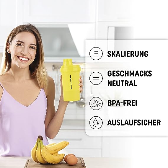 Protein Shaker - 400ml gelb