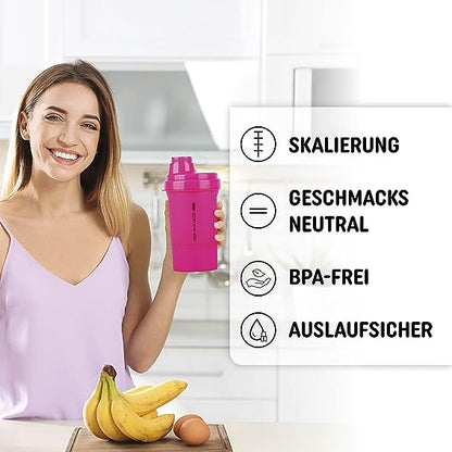 Protein Shaker - 400ml pink
