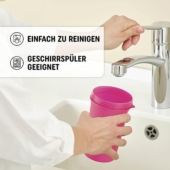 Protein Shaker - 400ml pink