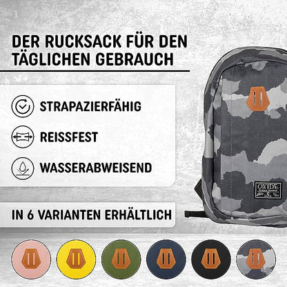 Freizeit Rucksack - 15L grau camouflage