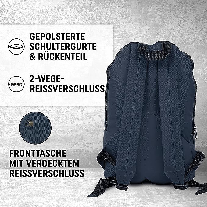 Freizeit Rucksack - 15L schwarz