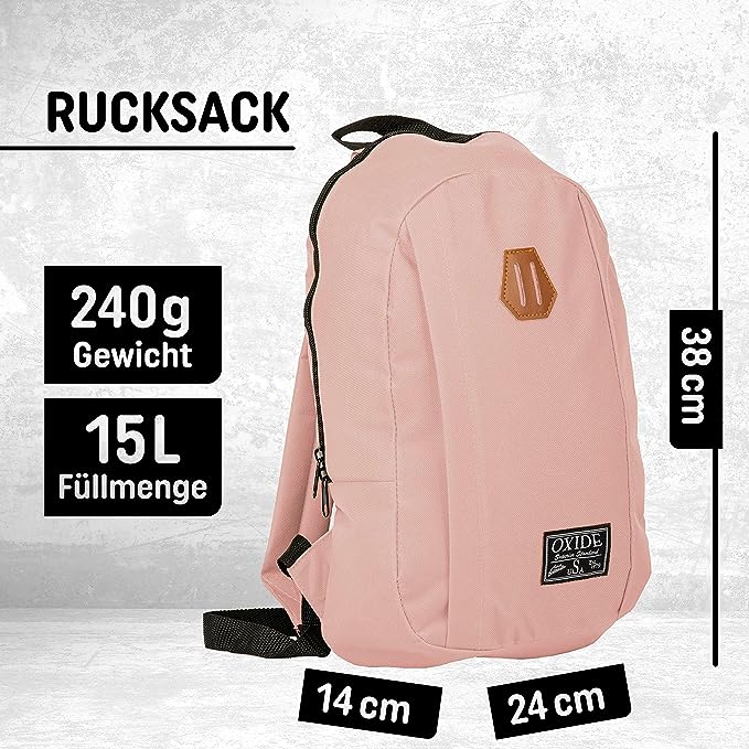Freizeit Rucksack - 15L light pink