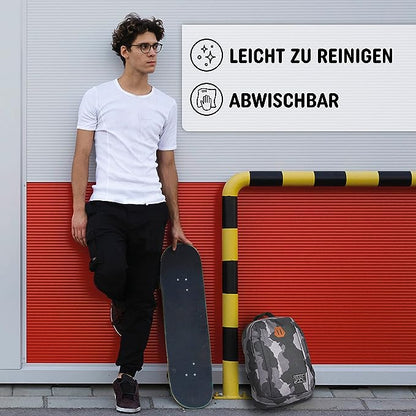 Freizeit Rucksack - 20L grau camouflage