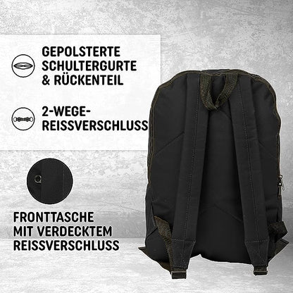Freizeit Rucksack - 20L schwarz