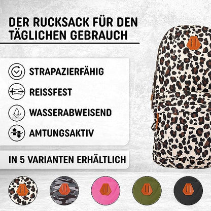 Freizeit Rucksack mit Außentasche - 30L leo