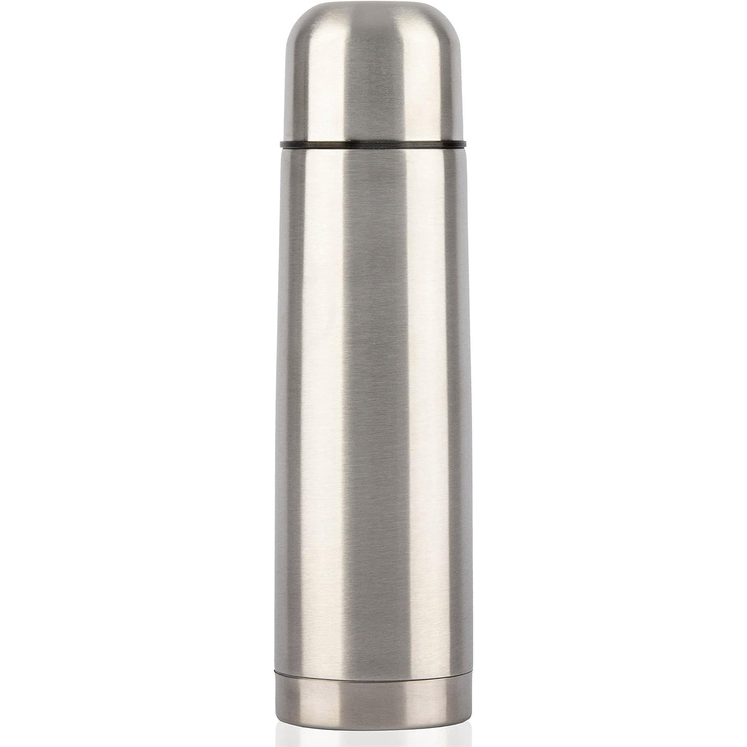 Thermoskanne Edelstahl silber