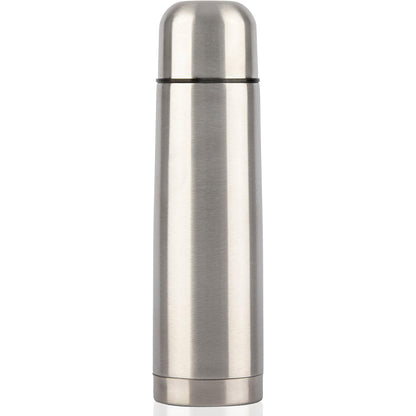 Thermoskanne Edelstahl silber