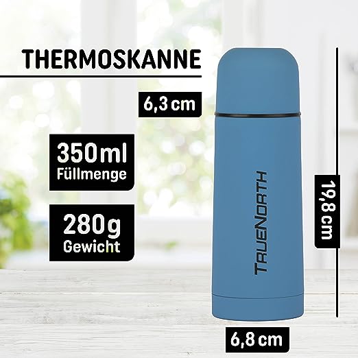 Thermoskanne blau